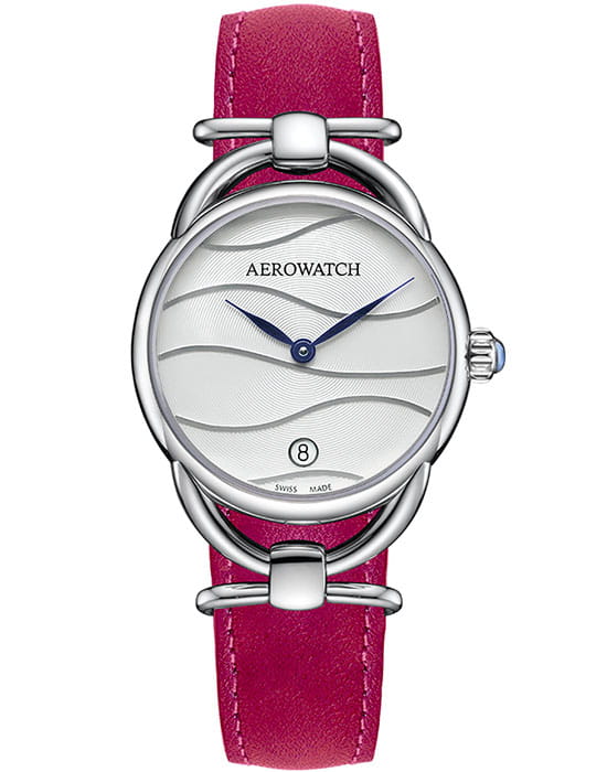 Aerowatch Aerowatch 07977 AA03  07977 AA03 кварцевые женские часы  циферблат, браслет кожаный — вид спереди